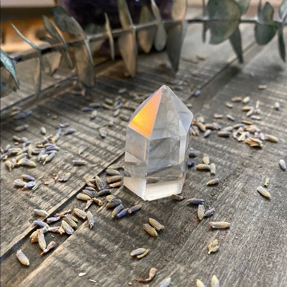 Angel Aura Quartz Crystal Tower • OOAK Rainbow Stone Specimen